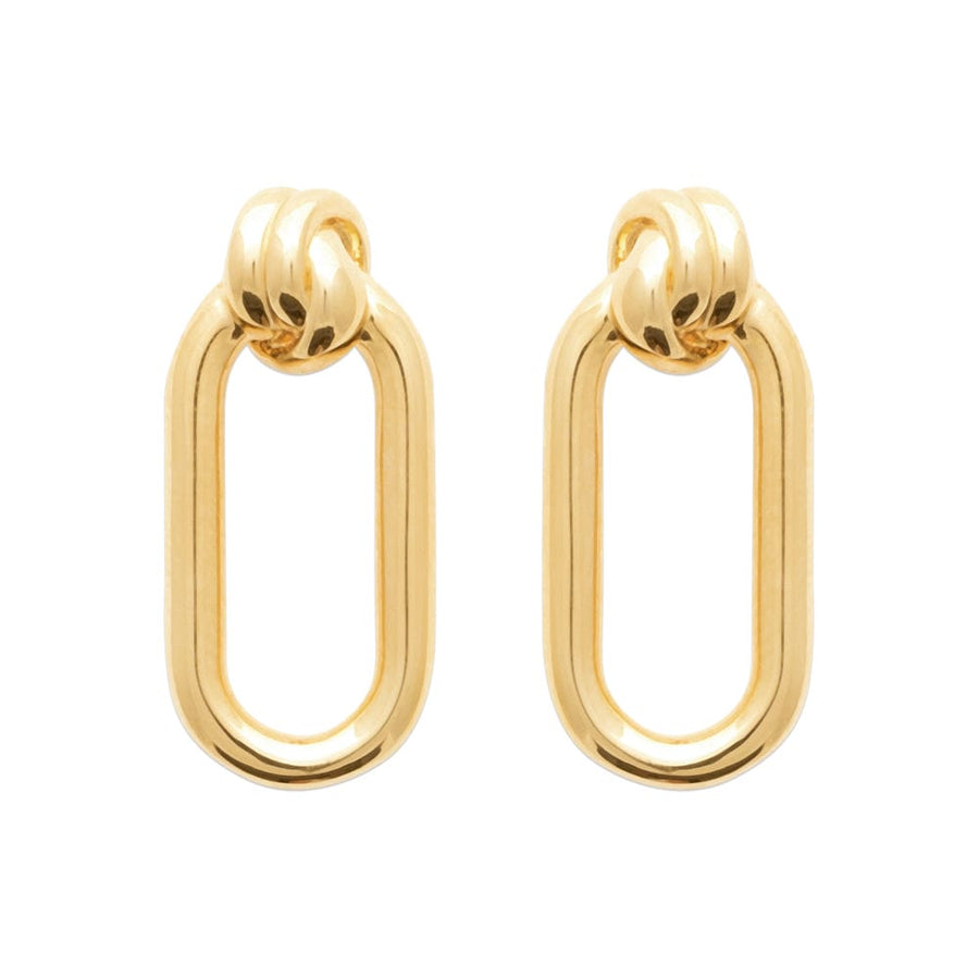 Boucles d'oreilles Amance en plaqué or