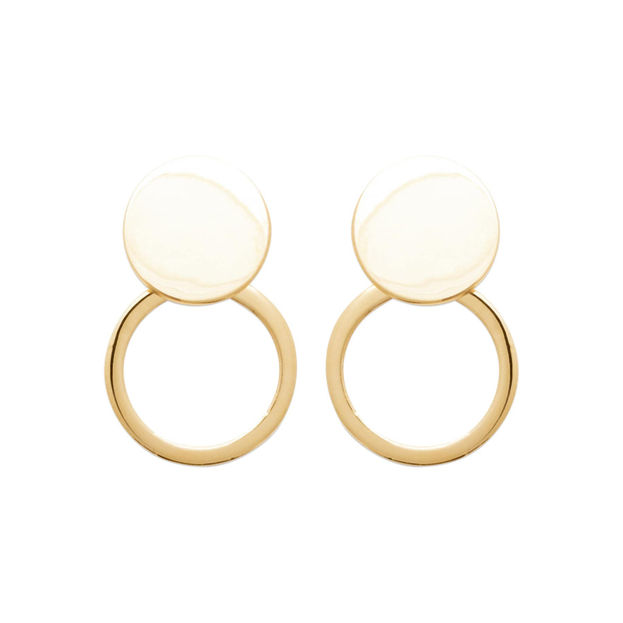 Boucles d'oreilles Leonne en plaqué or