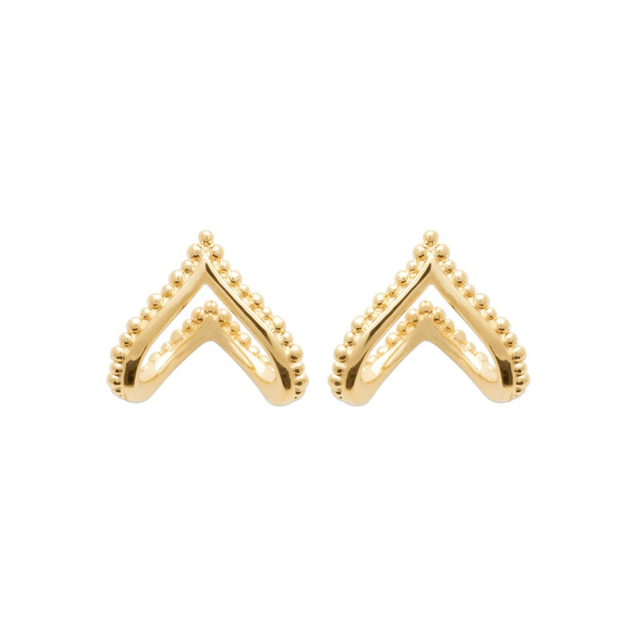 Boucles d'oreilles Annabella en plaqué or