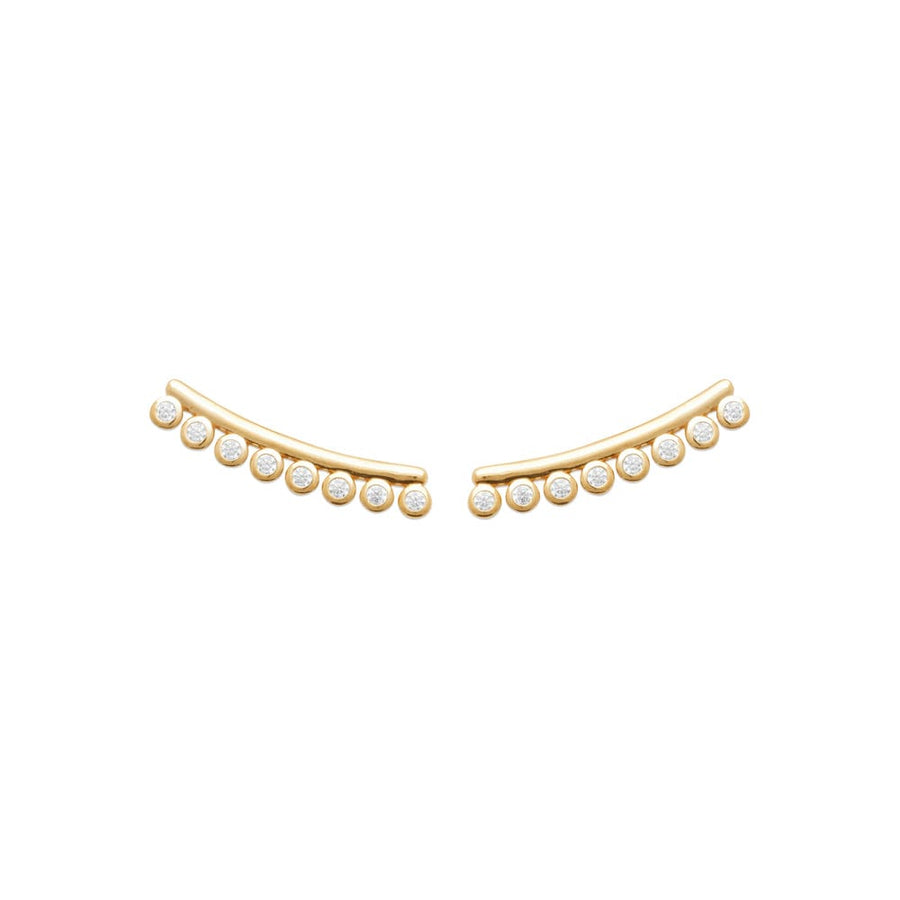 Boucles d'oreilles Andreane en plaqué or