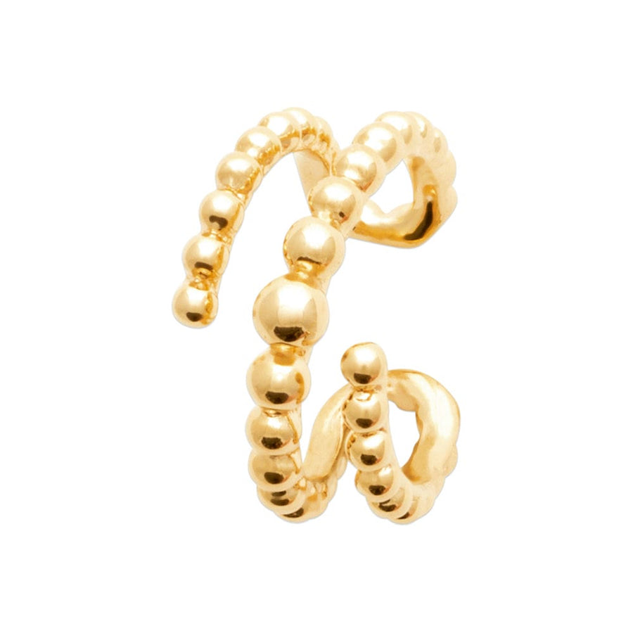 Boucle d'oreille Bilitis en plaqué or