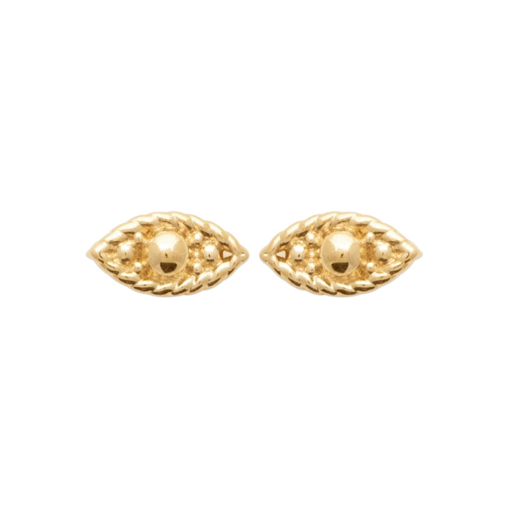 Boucles d'oreilles Francette en plaqué or
