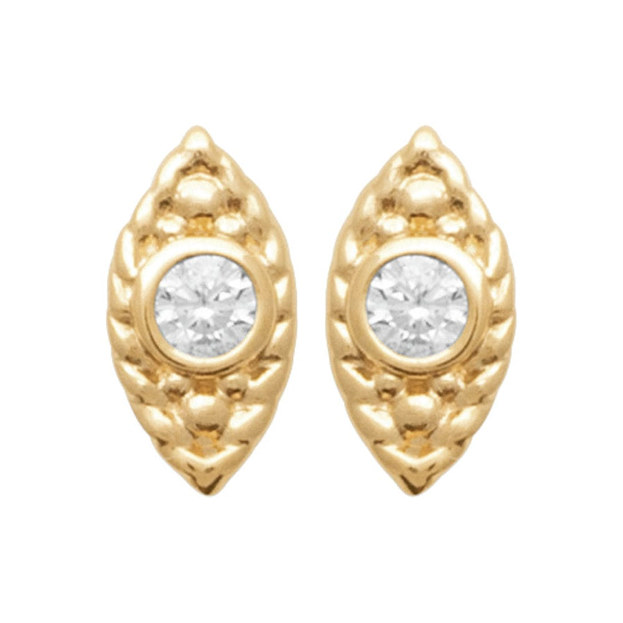 Boucles d'oreilles Evchen en plaqué or