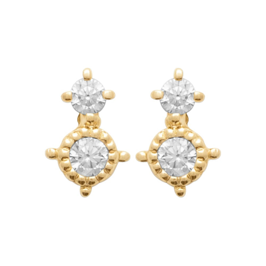 Boucles d'oreilles Gleitje en plaqué or