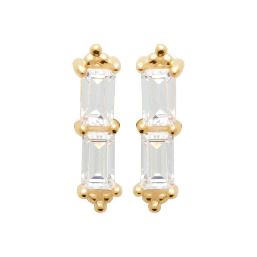Boucles d'oreilles Inge en plaqué or