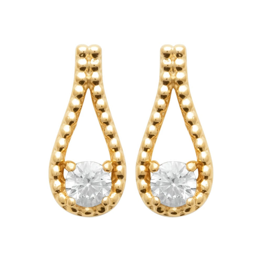 Boucles d'oreilles Mariouchka en plaqué or