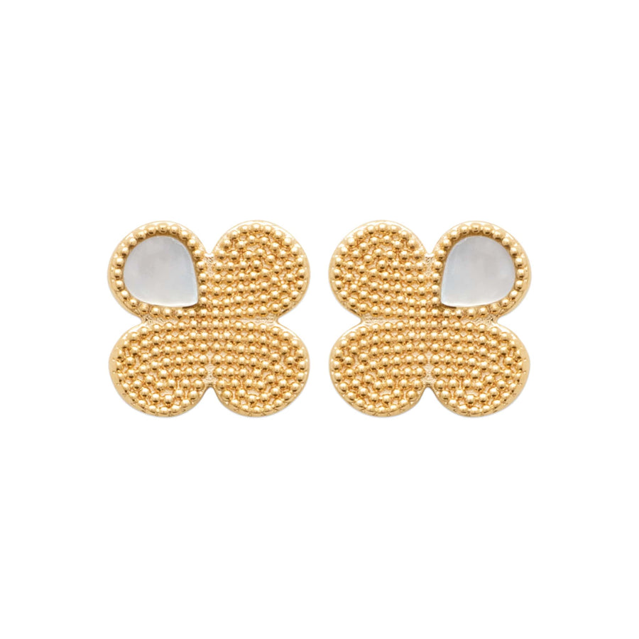 Boucles d'oreilles Judocus en plaqué or