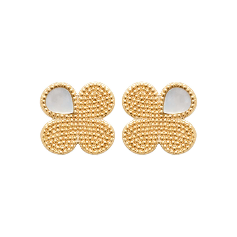 Boucles d'oreilles Judocus en plaqué or
