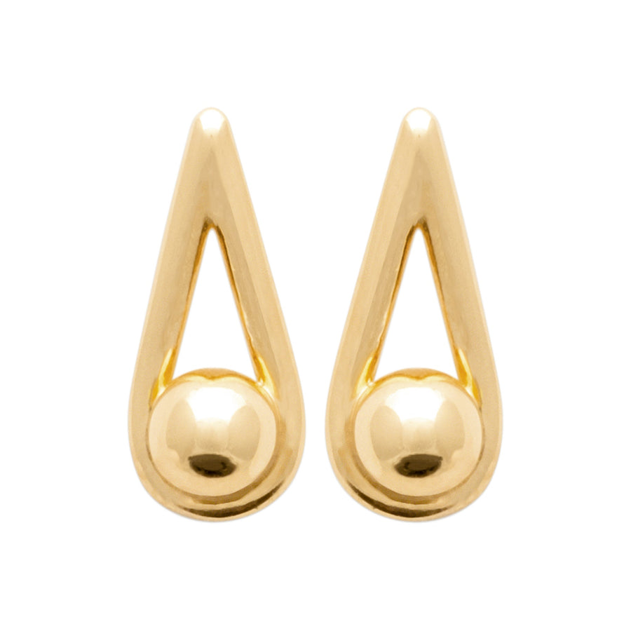 Boucles d'oreilles Jahina en plaqué or