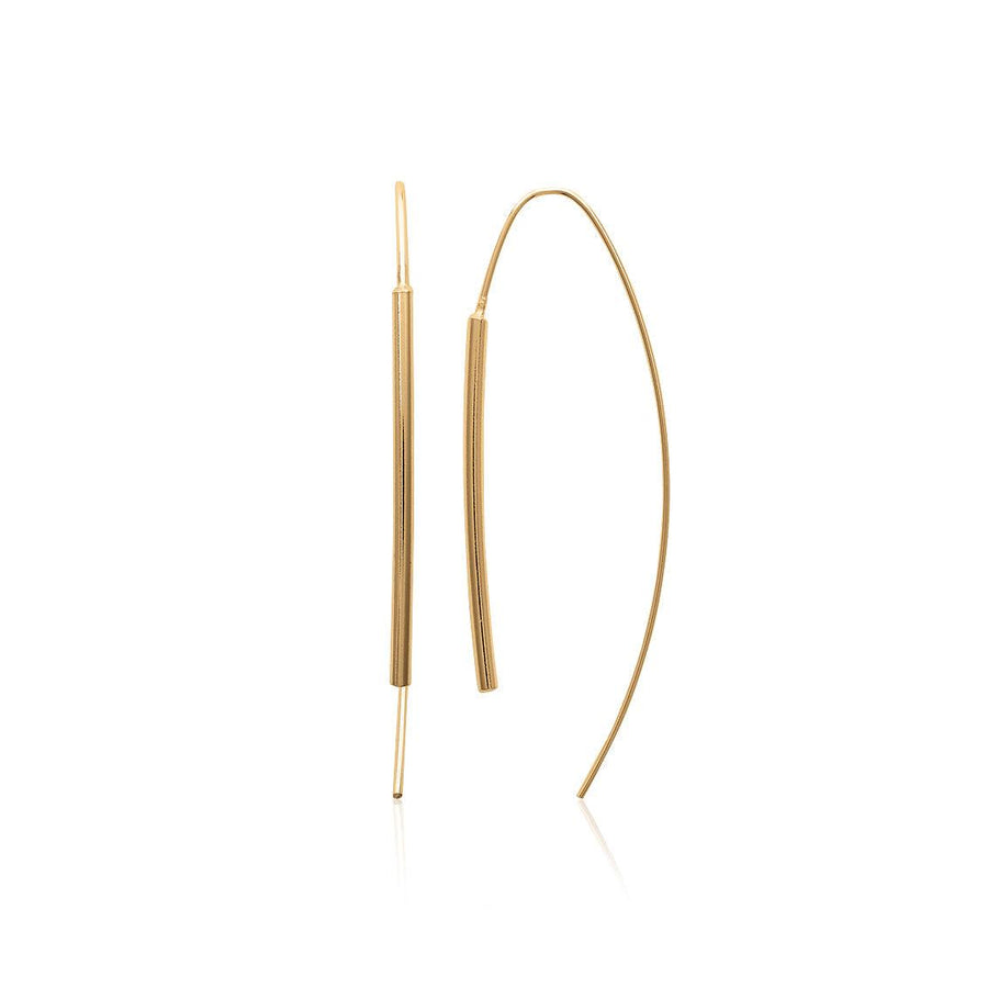 Boucles d'oreilles Elena en plaqué or