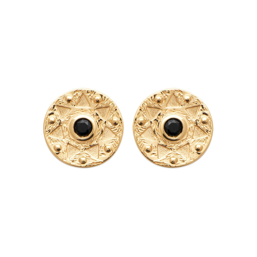 Boucles d'oreilles Bettina en plaqué or