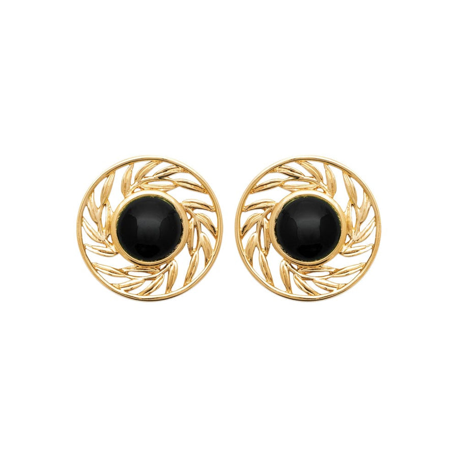 Boucles d'oreilles Janinne en plaqué or