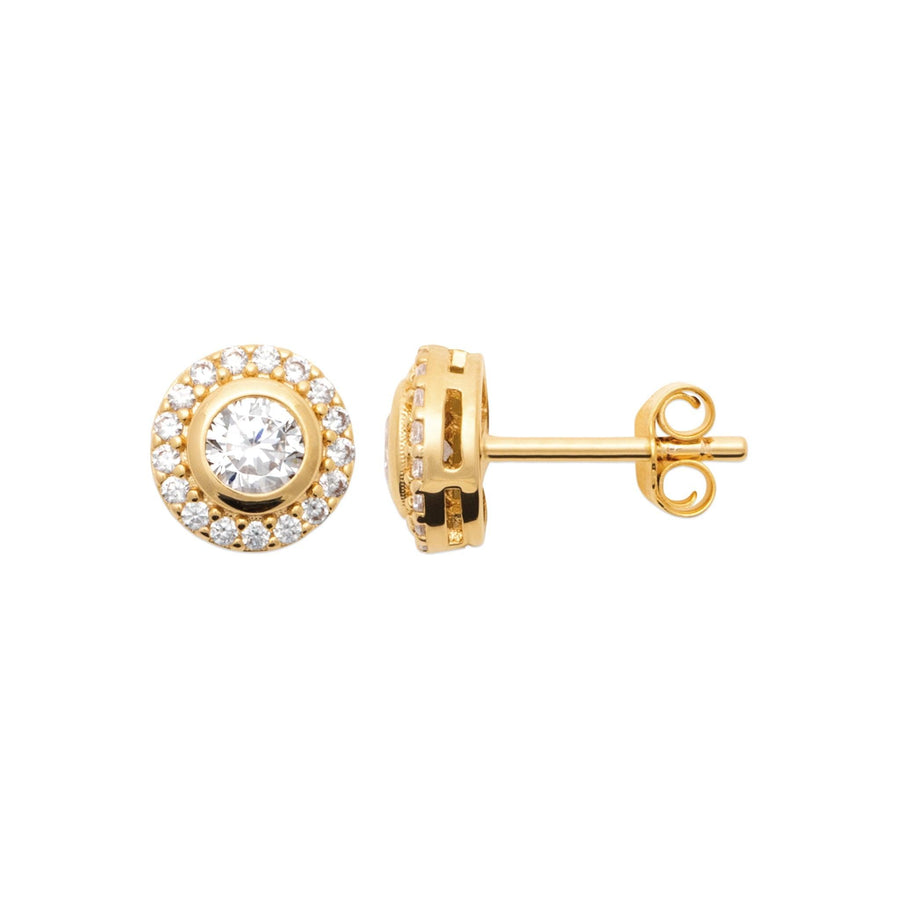 Boucles d'oreilles Ramona en plaqué or