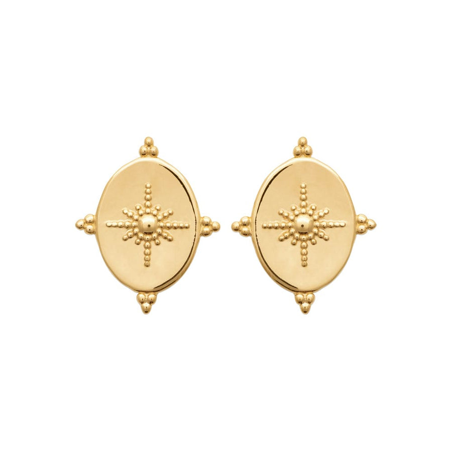 Boucles d'oreilles Morjiane en plaqué or