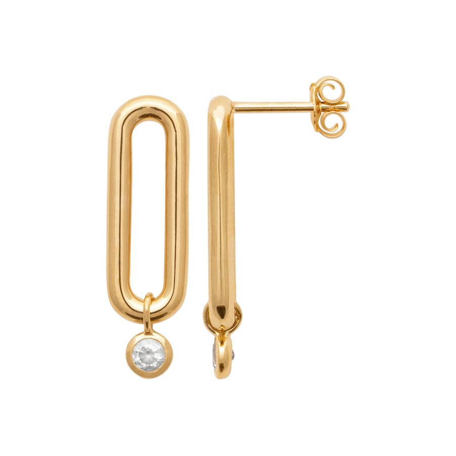 Boucles d'oreilles pendantes Alienor en argent