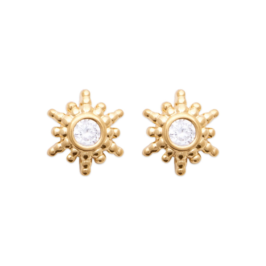 Boucles d'oreilles Ernestine en plaqué or