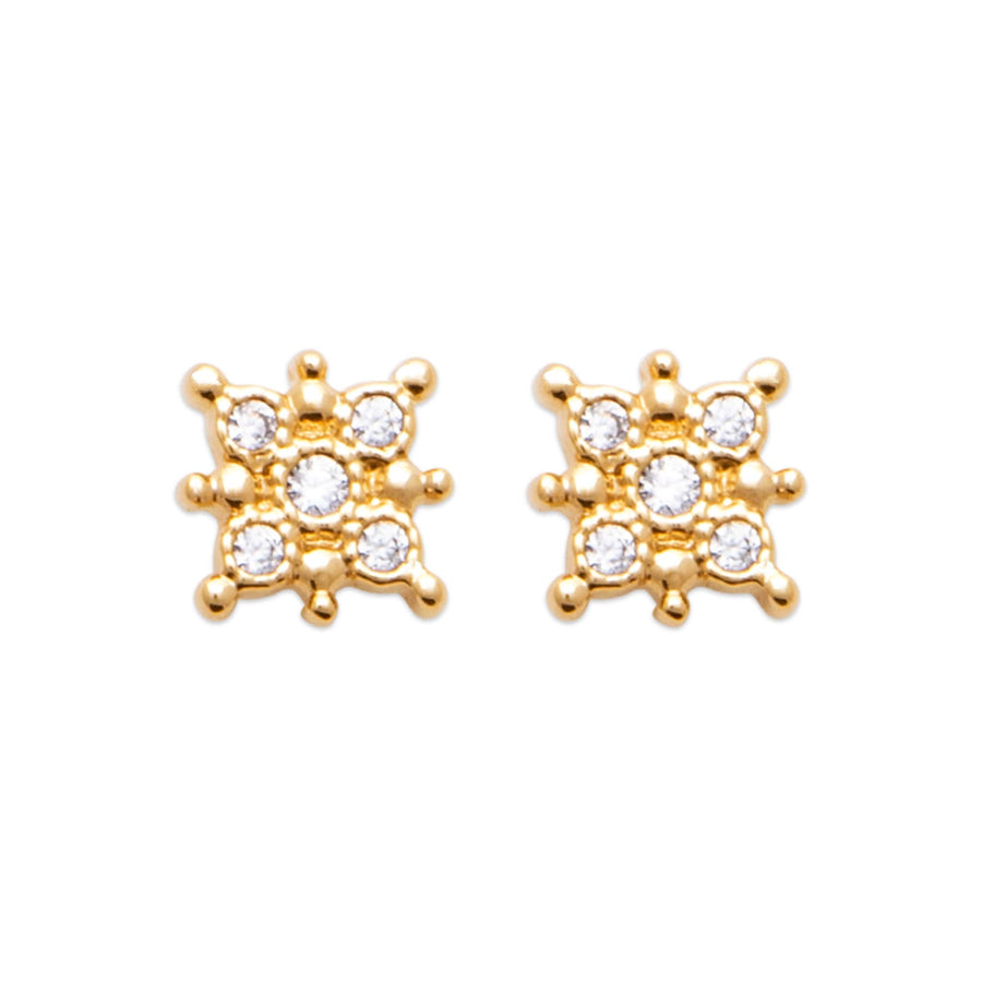 Boucles d'oreilles Clemente en plaqué or