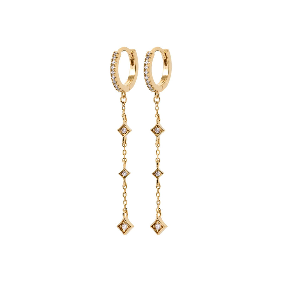 Boucles d'oreilles Maddalena en plaqué or