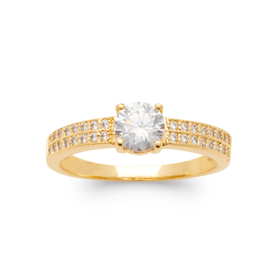 Bague Hafida en plaqué or