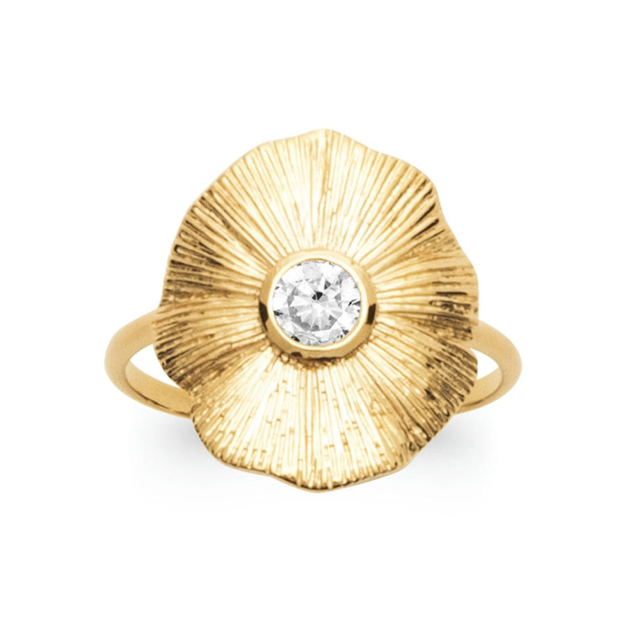 Bague Jannine en plaqué or