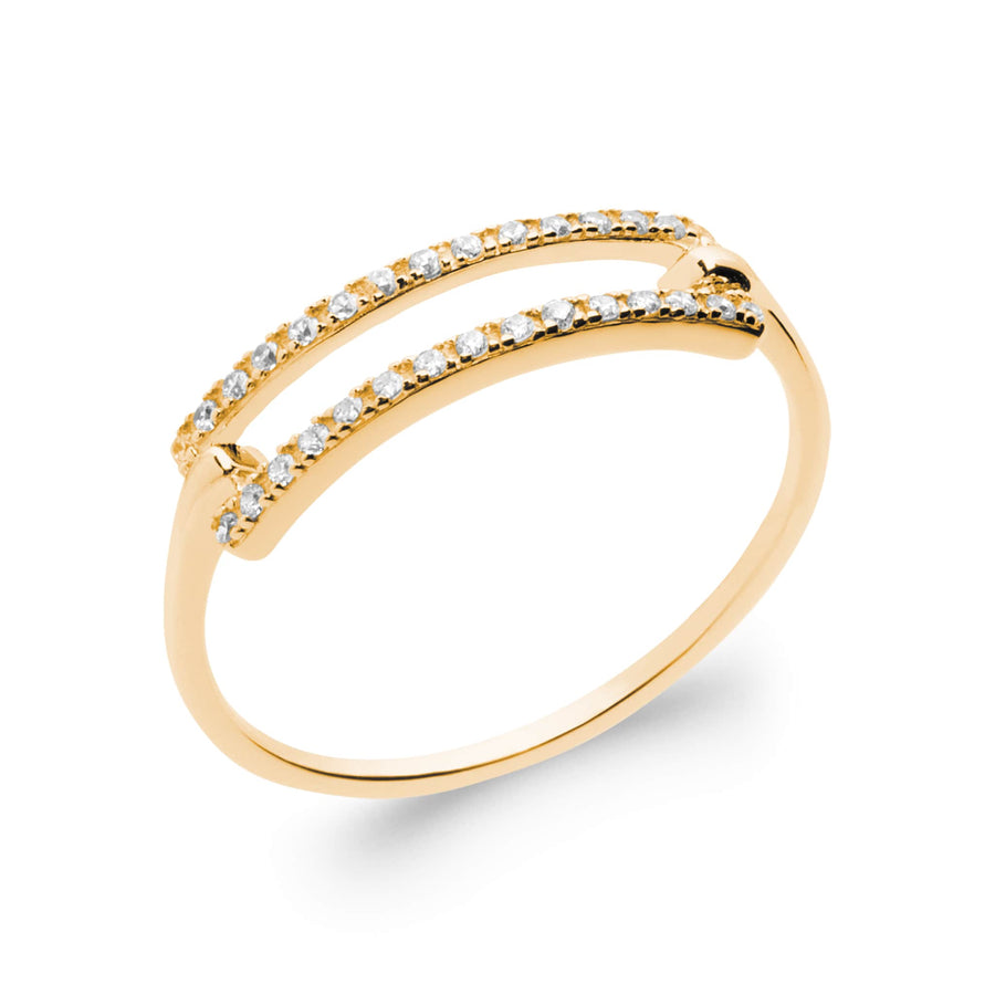 Bague Helea en plaqué or