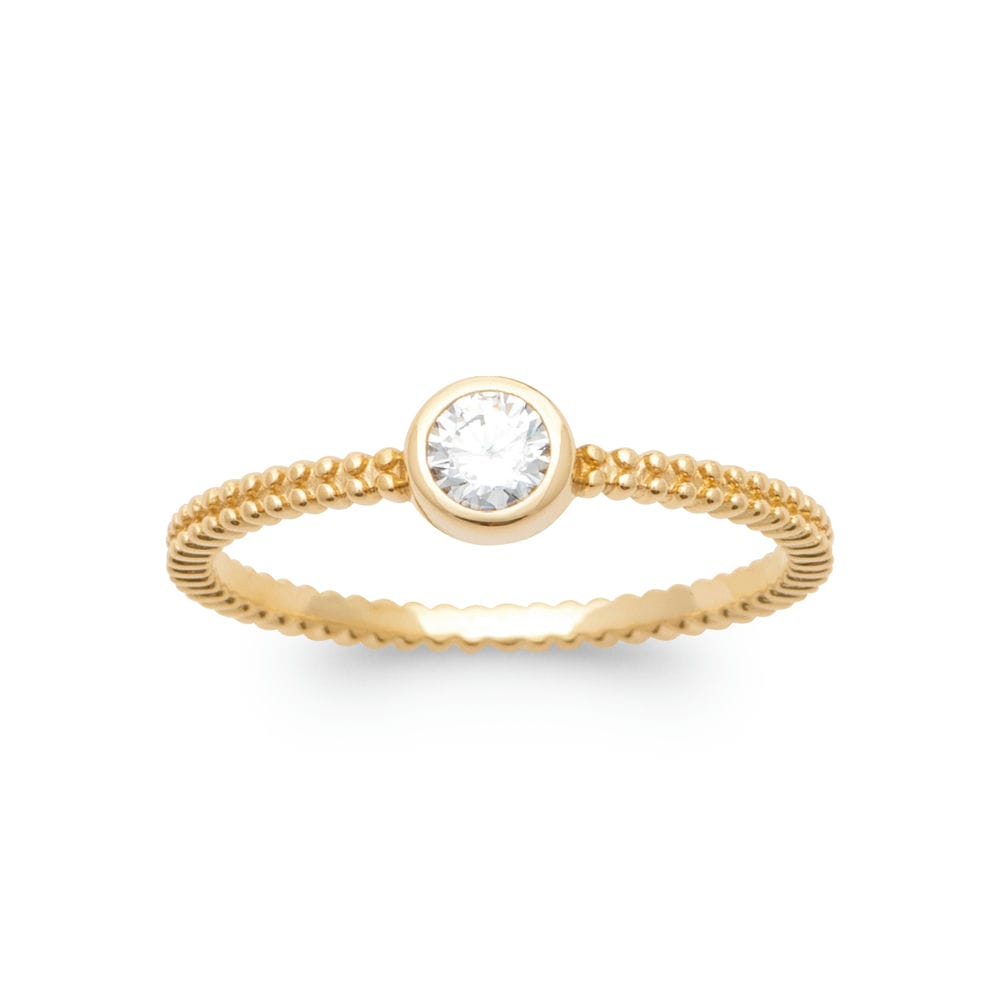 Bague Cloelia en plaqué or