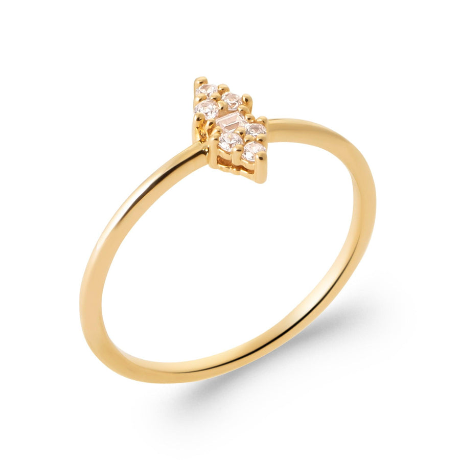 Bague Ilanna en plaqué or