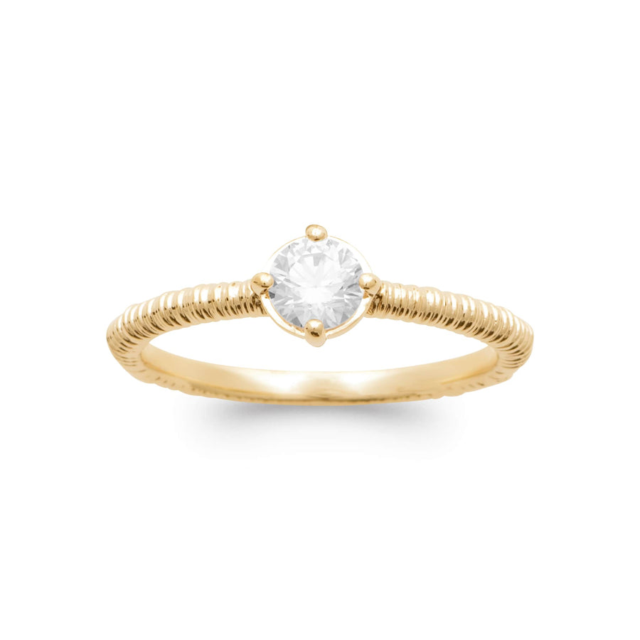Bague Laya en plaqué or