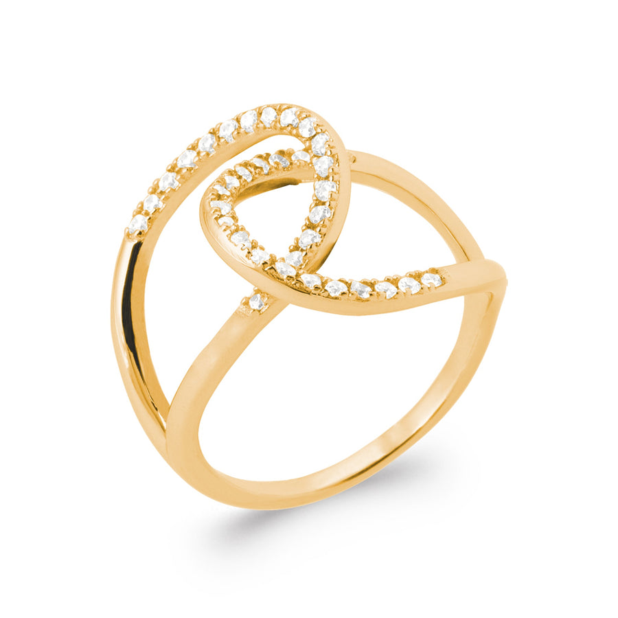 Bague Inesse en plaqué or