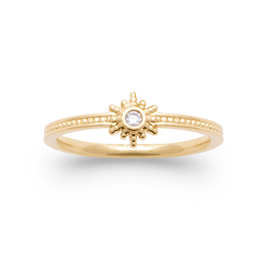Bague Indiana en plaqué or
