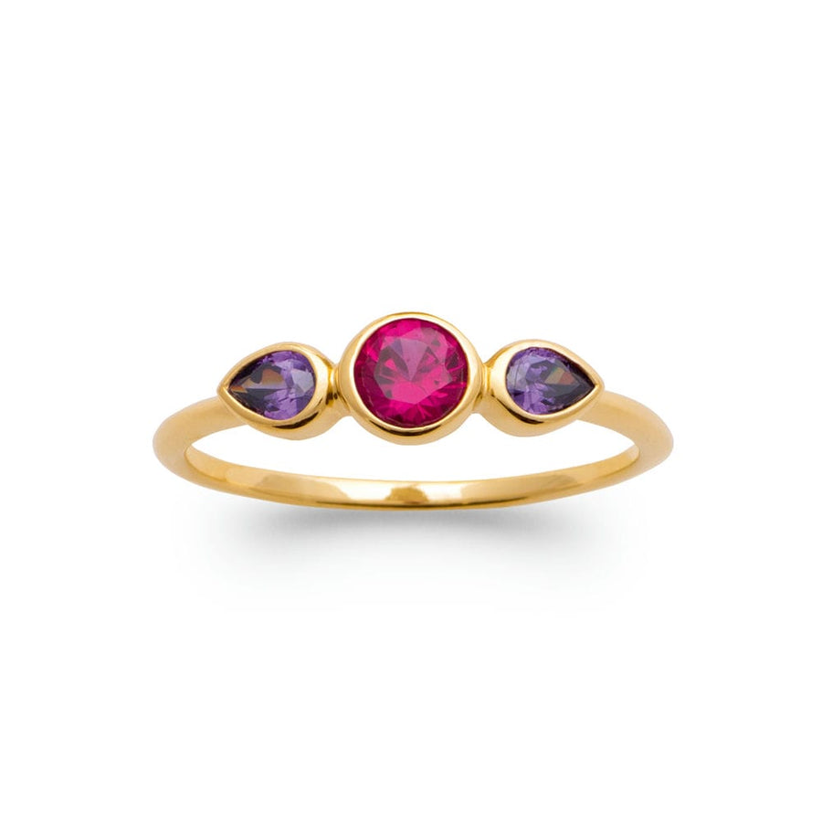 Bague Maily en plaqué or