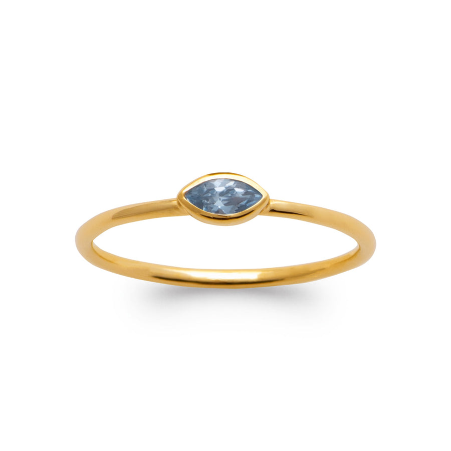 Bague Hazal en plaqué or