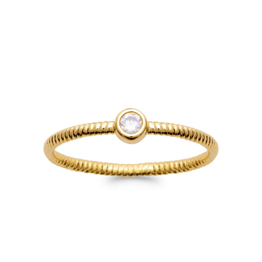 Bague Emmie en plaqué or