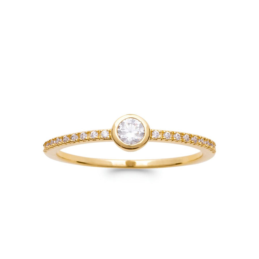 Bague Ela en plaqué or