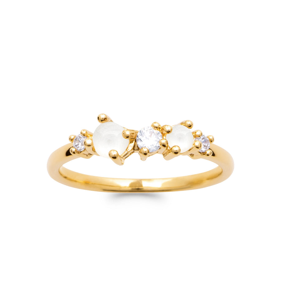 Bague Maissane en plaqué or