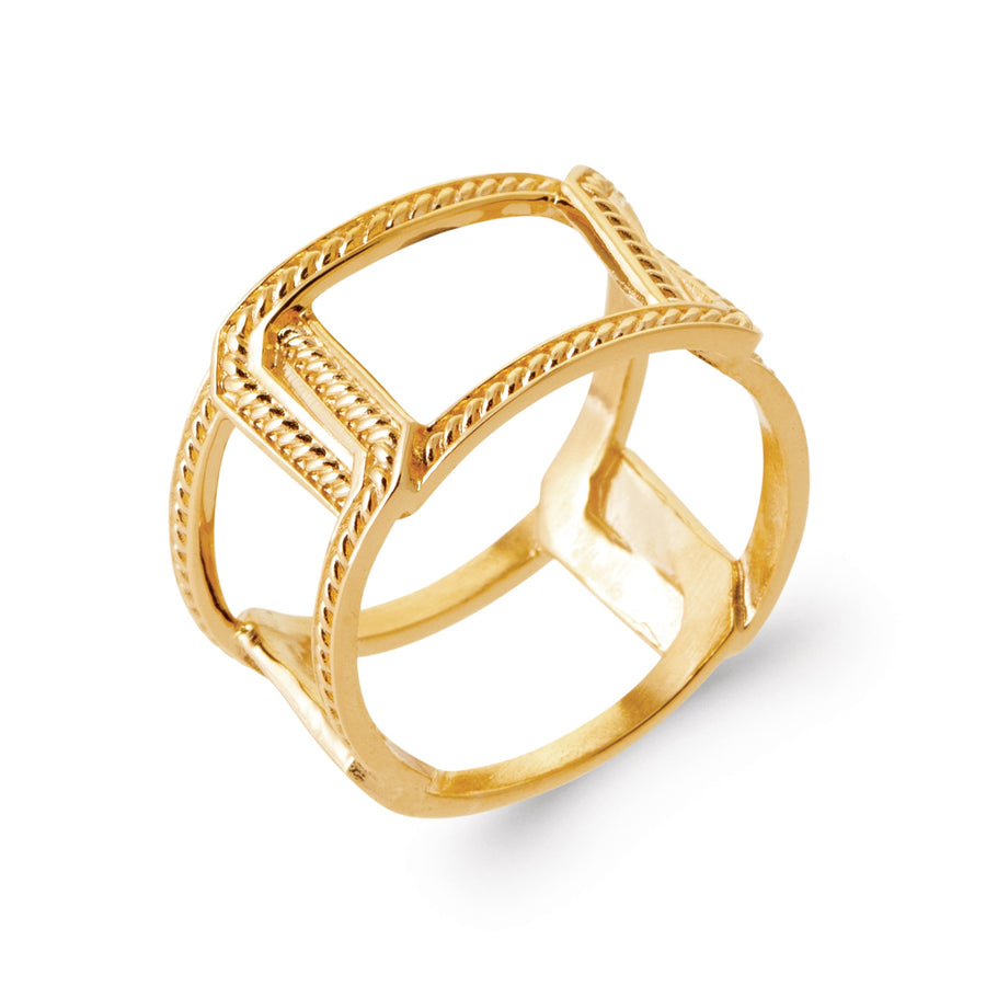 Bague Kamila en plaqué or