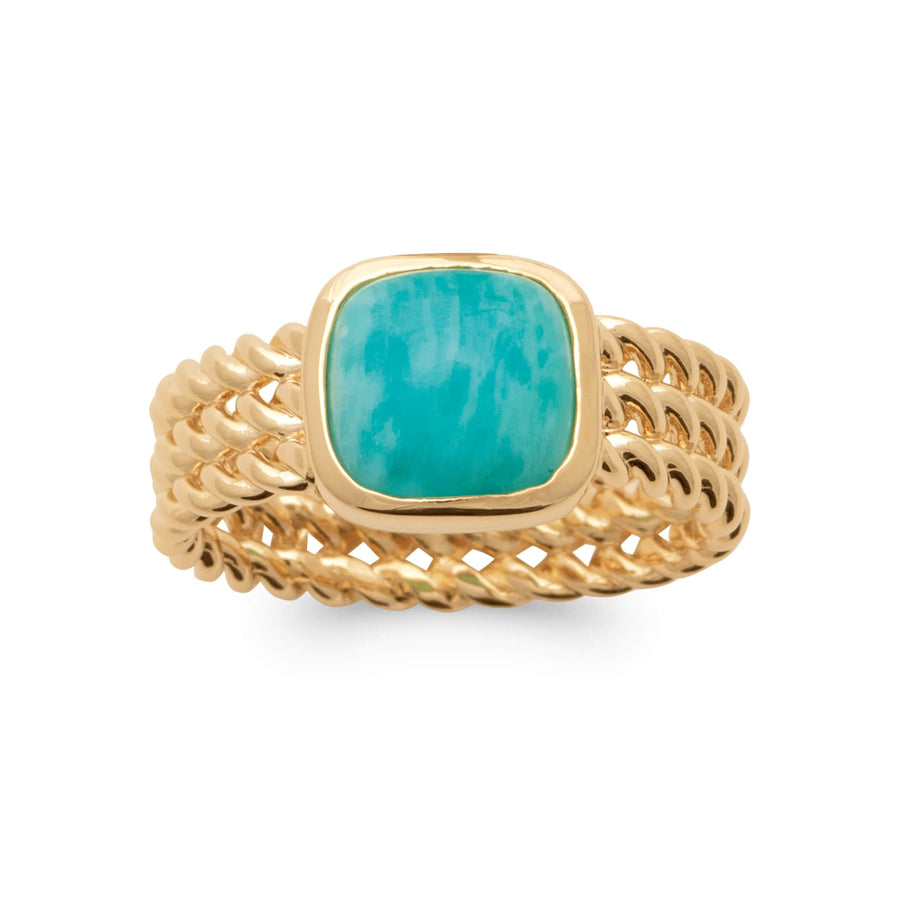 Bague Dalina en plaqué or