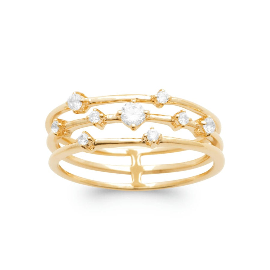 Bague Shir en plaqué or