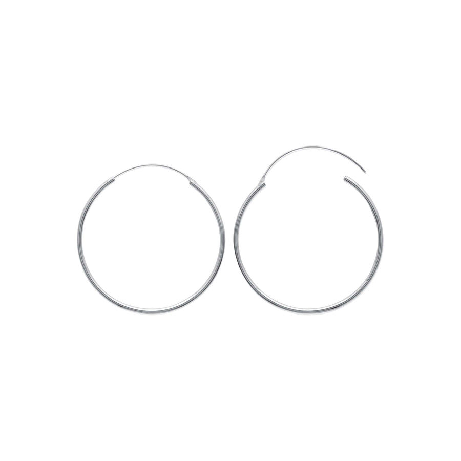 Créoles Naina en argent