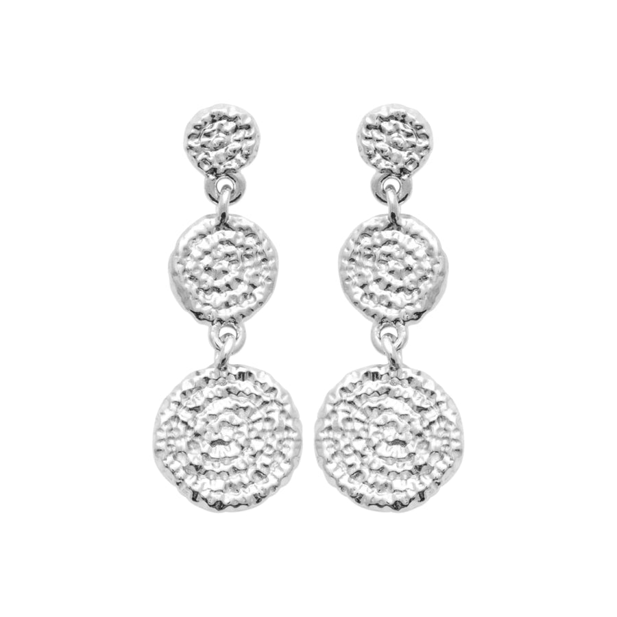 Boucles d'oreilles pendantes Kasandra en argent
