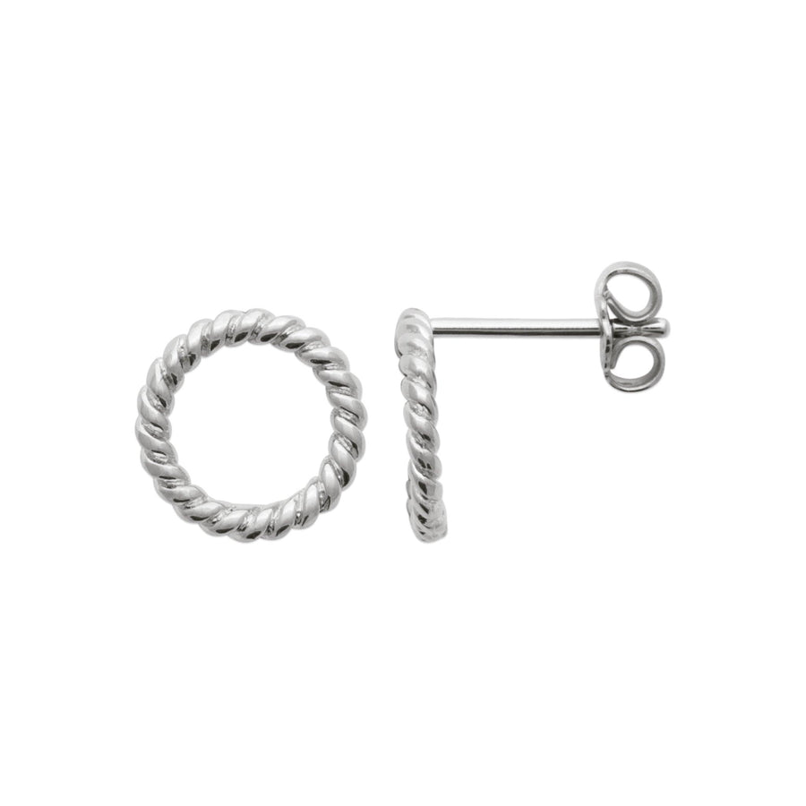 Puces d'oreilles Deva en argent