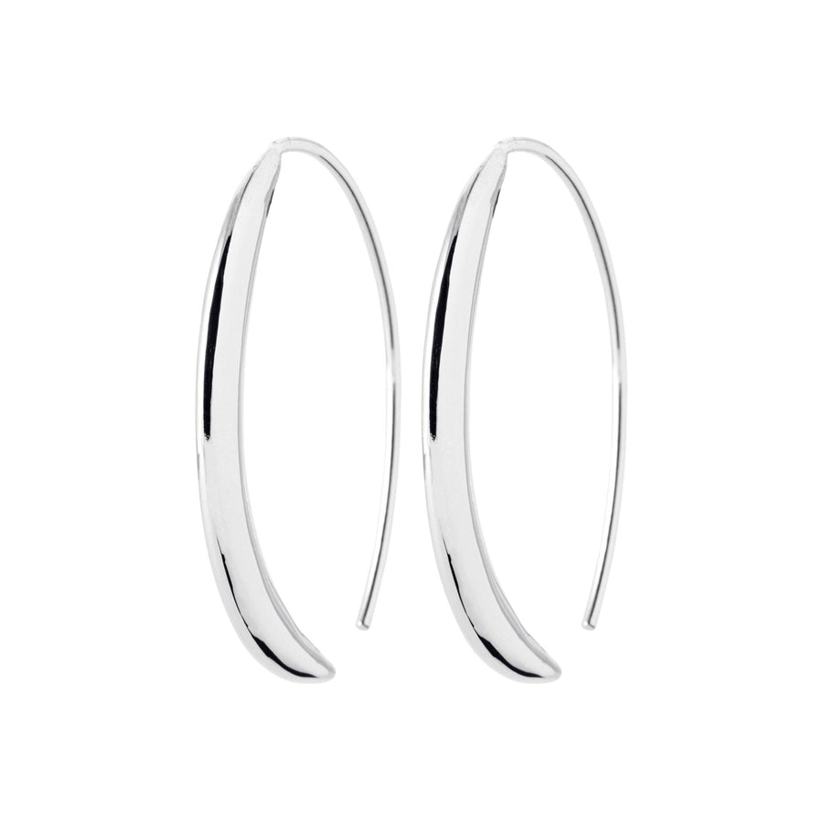 Boucles d'oreilles pendantes Hella en argent