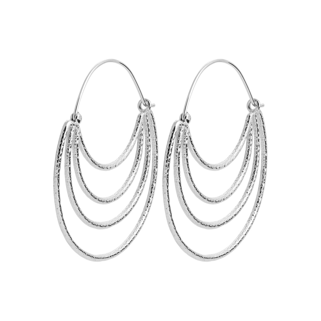 Boucles d'oreilles pendantes Emira en argent