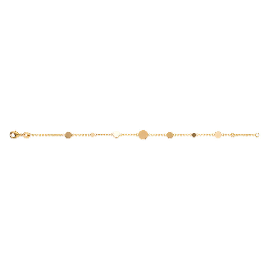 Bracelet Tevy en plaqué or