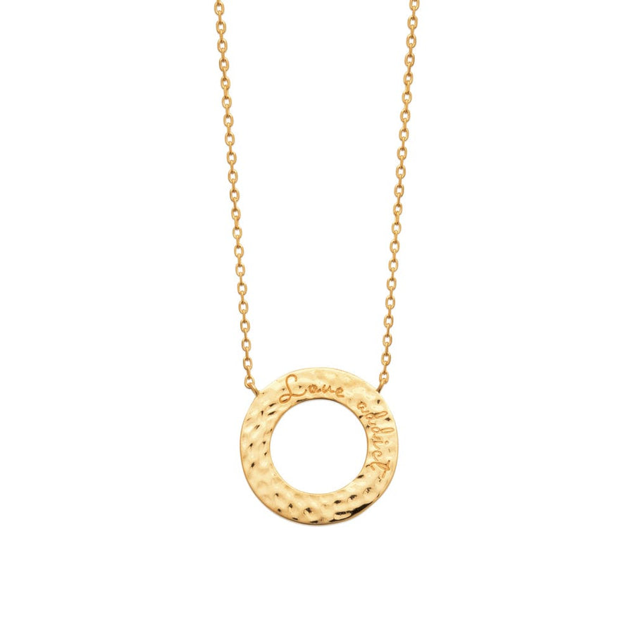 Collier Fanie en plaqué or