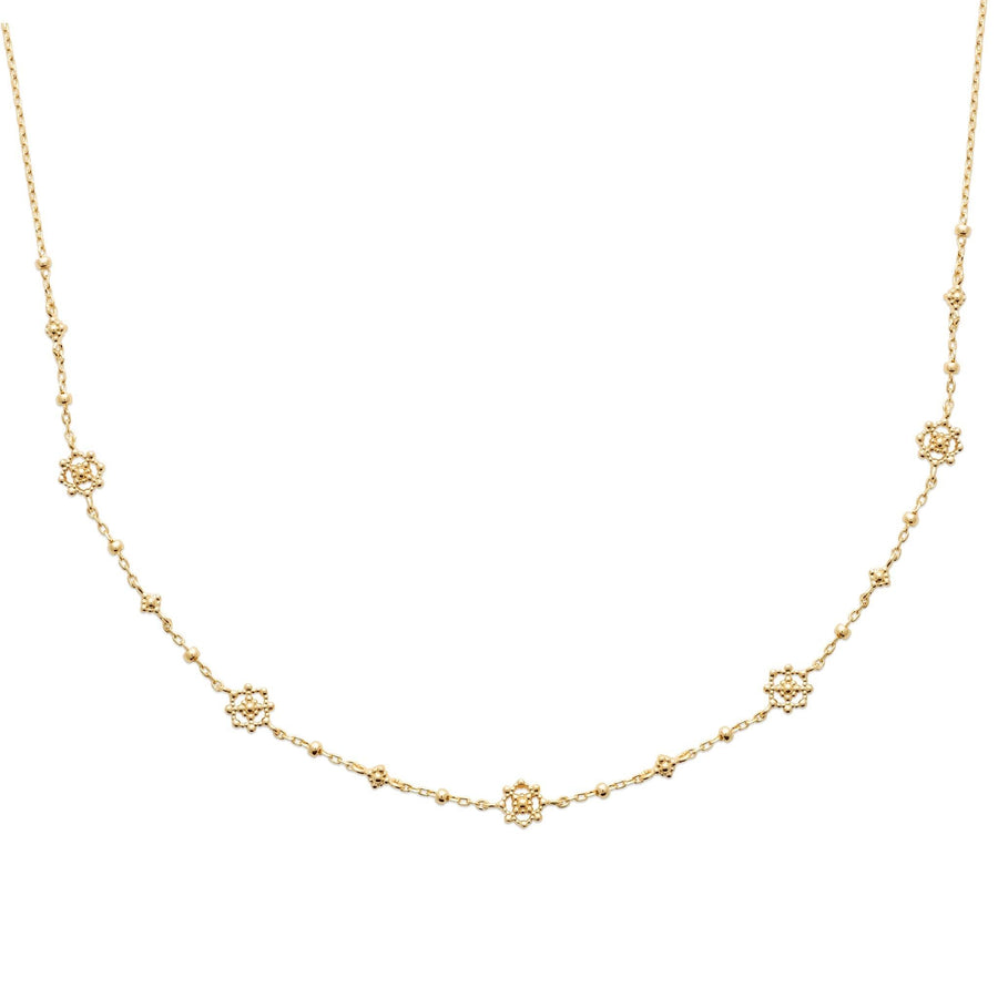 Collier Abigail en plaqué or