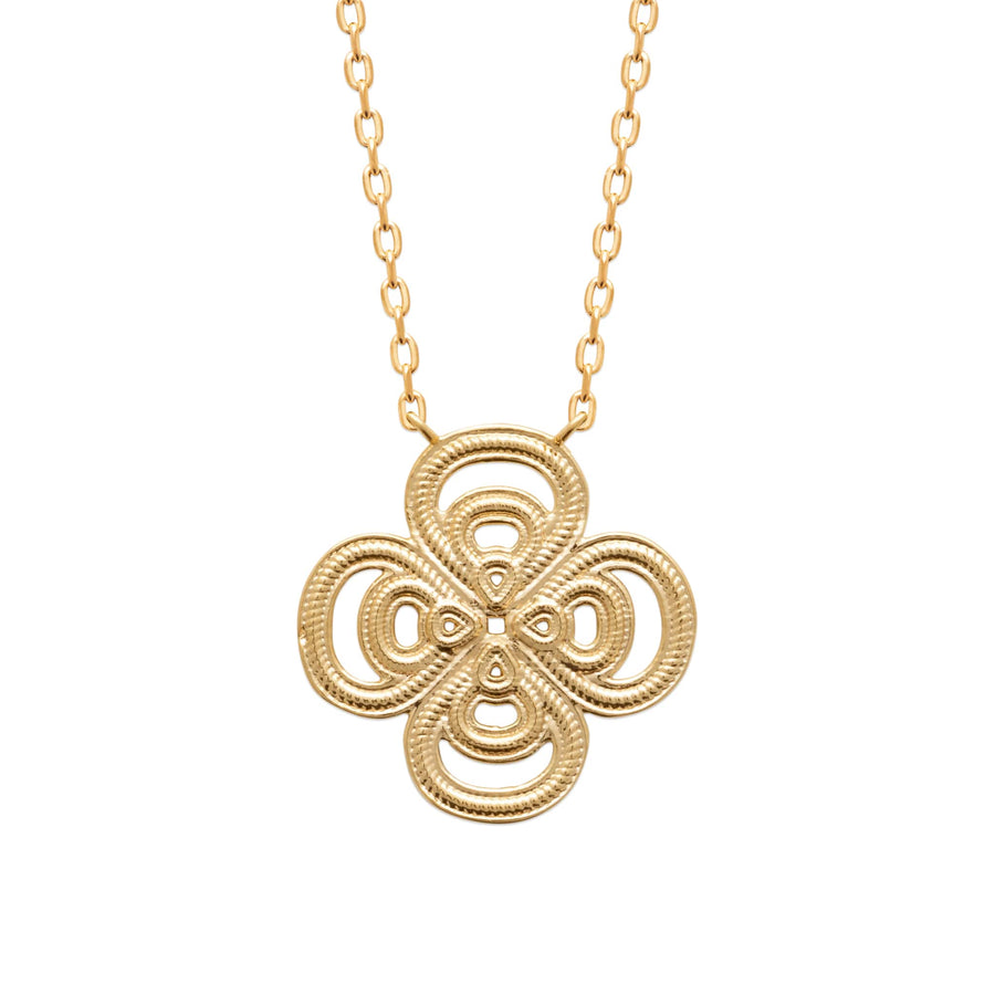 Collier Ursulina en plaqué or