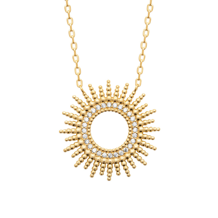 Collier Farrah en plaqué or