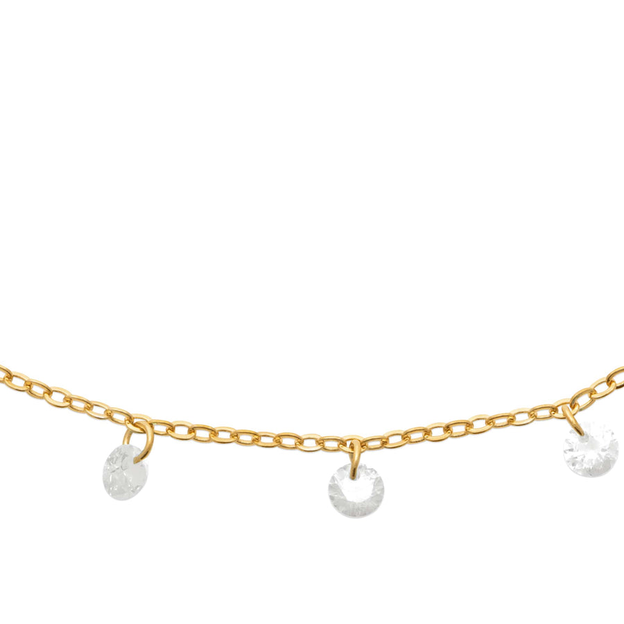 Collier Manelle en plaqué or