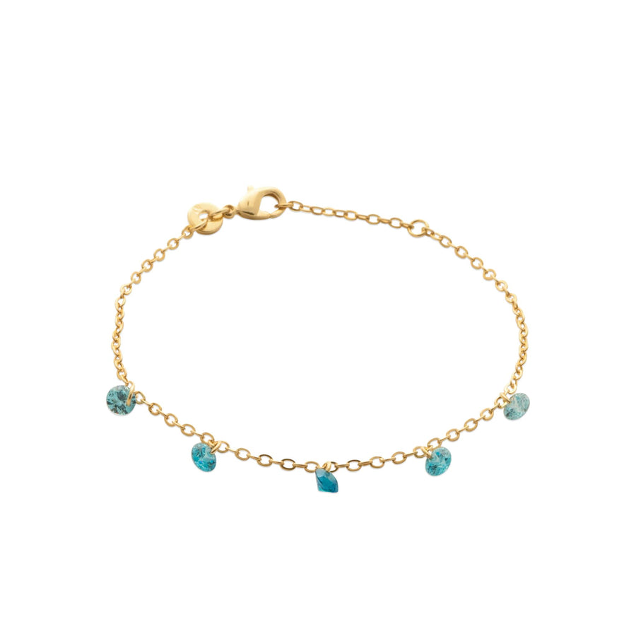 Bracelet Sabienne en plaqué or